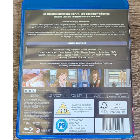 Dr. Who Shada 2 Disc Bluray NIB - Picture 4 of 4